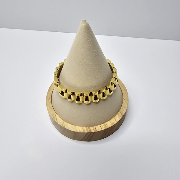 Revolve Clothing Rolex Style Link Bracelet NEW - Picture 6 of 10